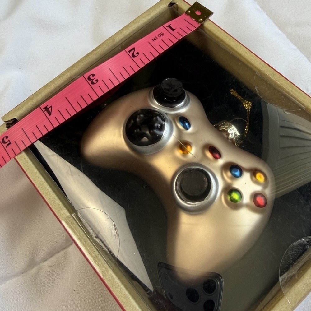 Merry Way Microsoft Xbox 360 Gold Game Controller Christmas Tree Ornament‎ - Picture 4 of 4